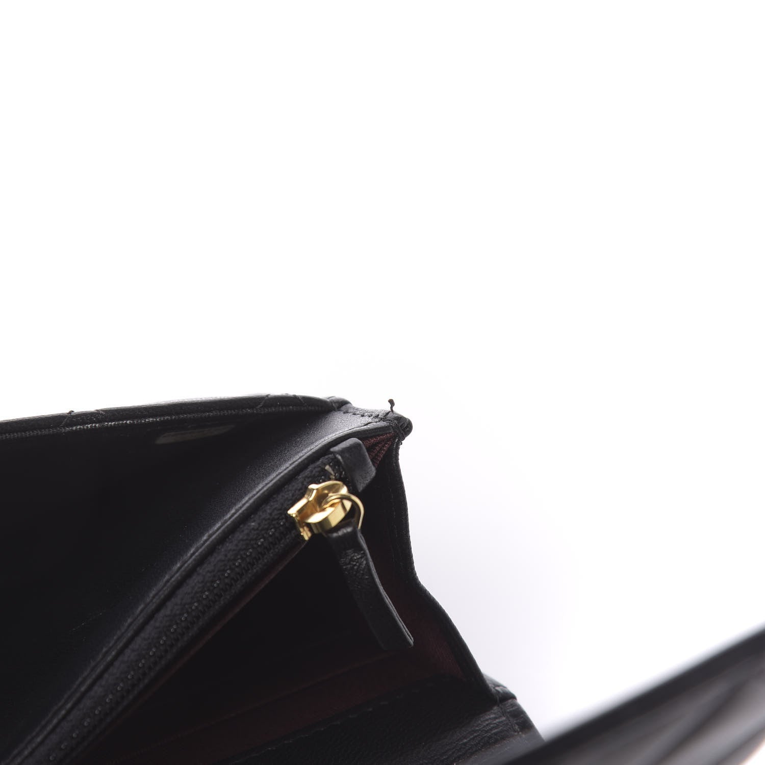 Chanel Lambskin Quilted Wallet On Chain WOC Black 6 of 13