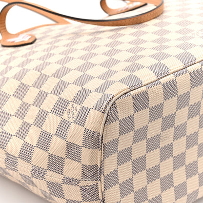 Louis Vuitton Damier Azur Braided Neverfull MM Orange 11 of 14
