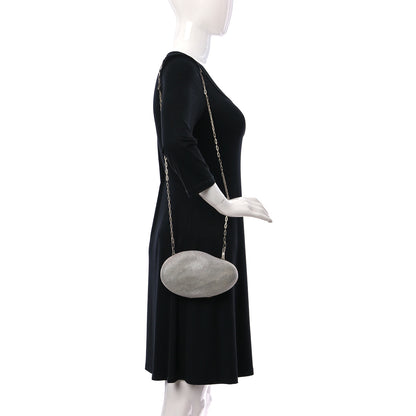 Bottega Veneta Pebble Rock Mini Chain Clutch Grey 2 of 8