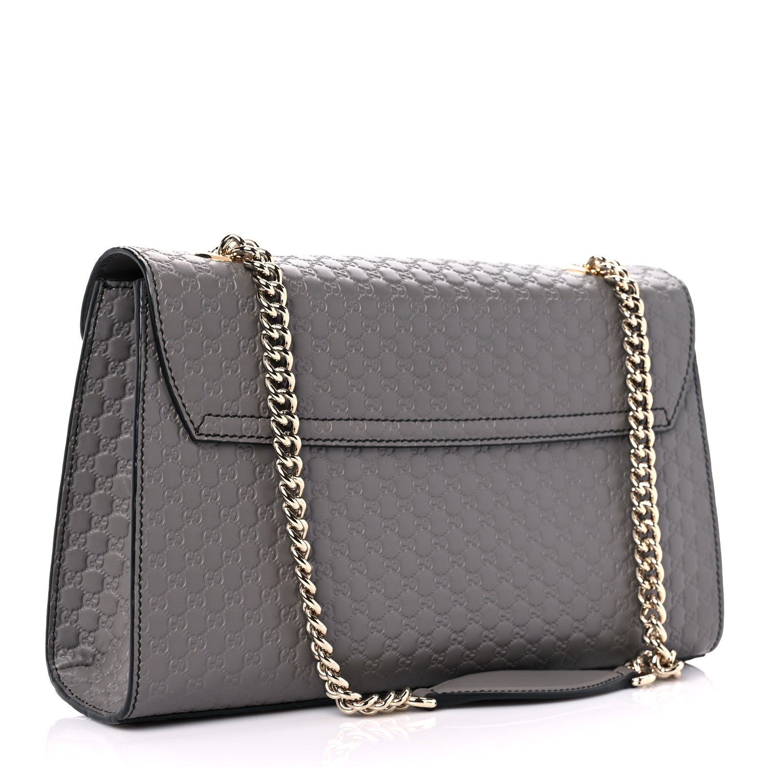 Gucci Soft Microguccissima Medium Emily Chain Shoulder Bag Loess 3 of 11