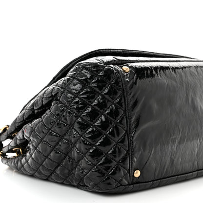 Chanel Vinyl XL Rock and Chain Flap Black 9 of 12