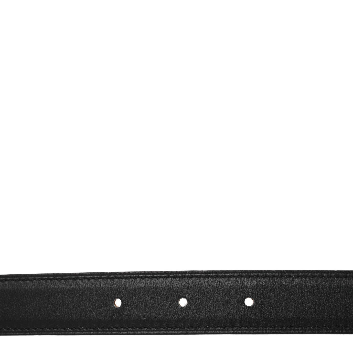 Swift Epsom 24mm Mini Constance H Belt 85 Black Gold