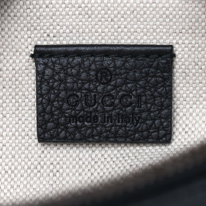 Gucci Grained Calfskin Small Logo Belt Bag Black 6 of 9