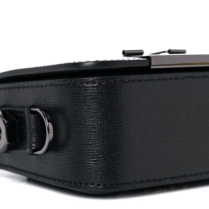 Off-White Calfskin Diag Flap Bag Black White 8 of 11