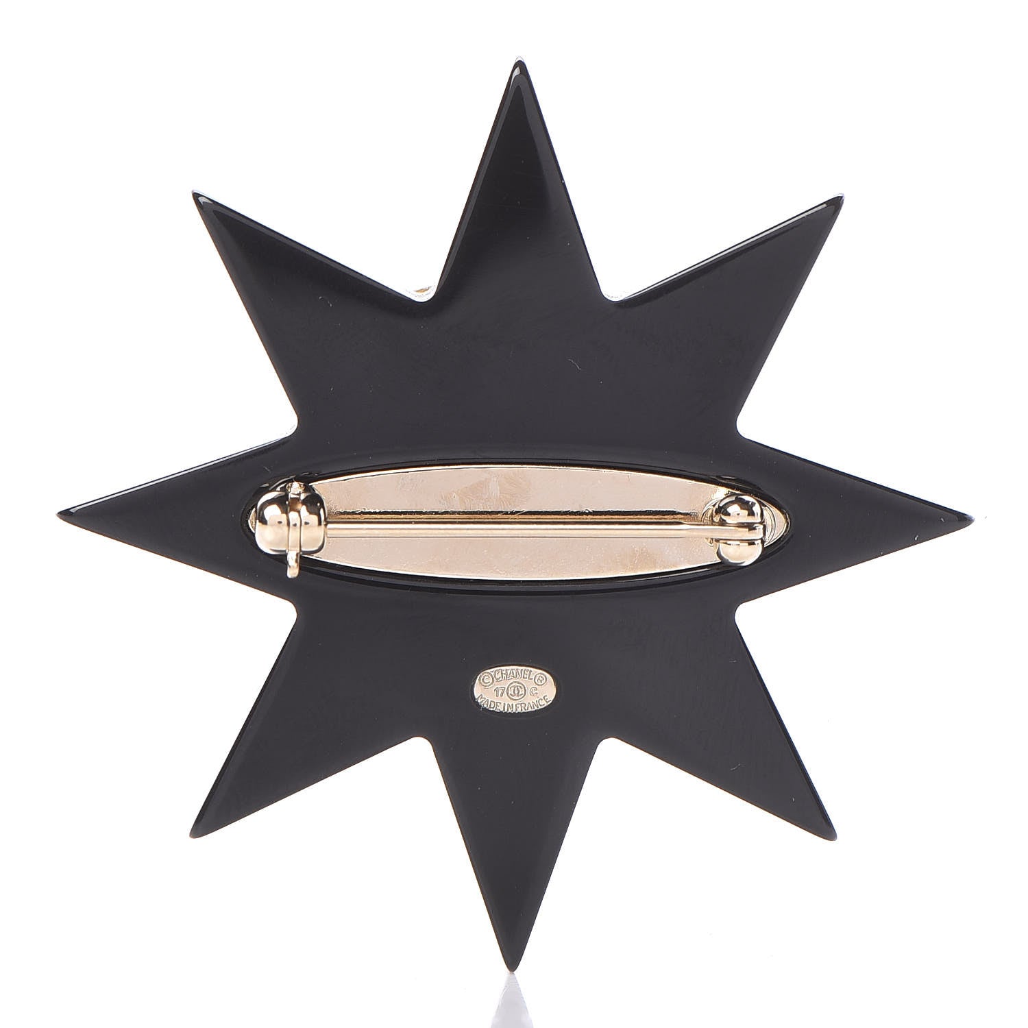 Chanel Resin CC Star Brooch Multicolor 3 of 6