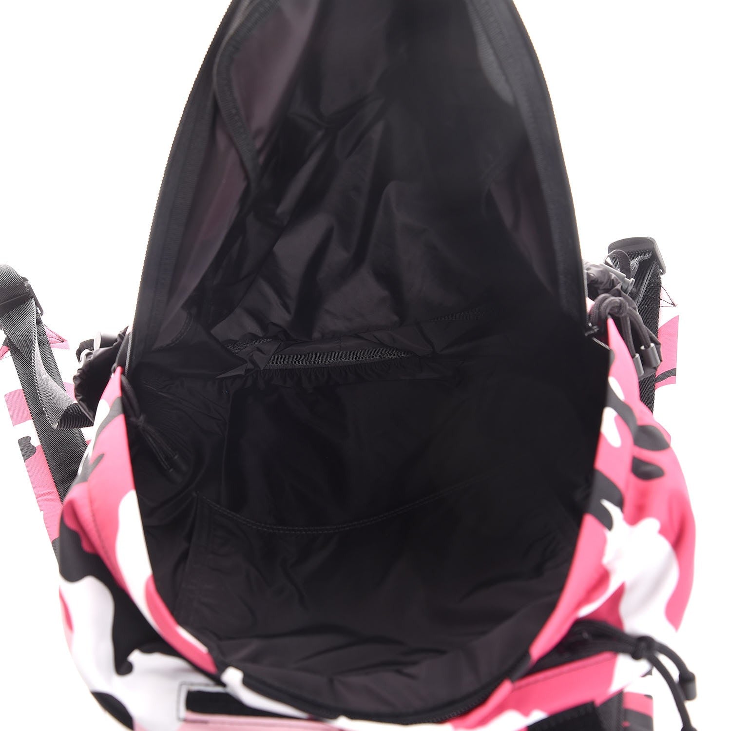 Valentino Garavani Nylon Camouflage Print Backpack Pink White Black 5 of 7