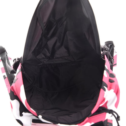 Valentino Garavani Nylon Camouflage Print Backpack Pink White Black 5 of 7