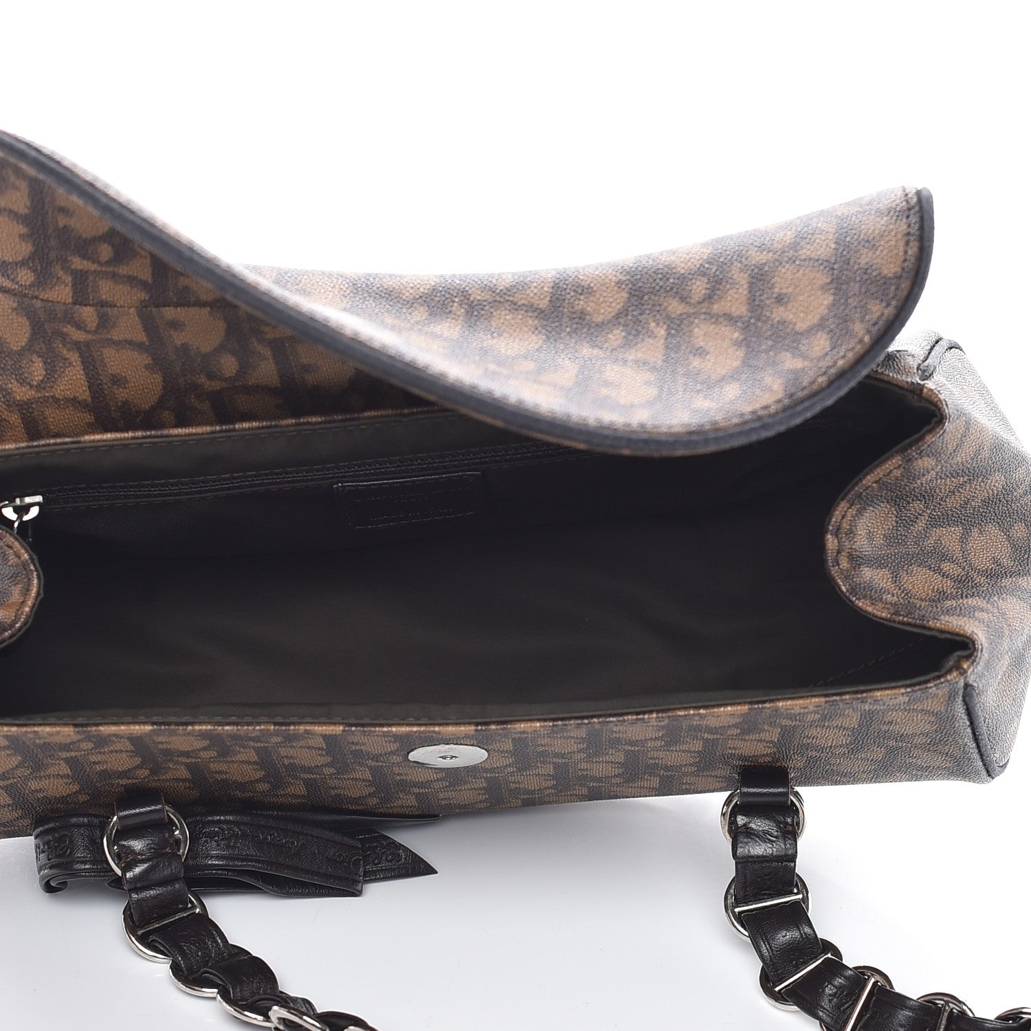 Christian Dior Monogram Romantique Trotter Bag Brown 5 of 8
