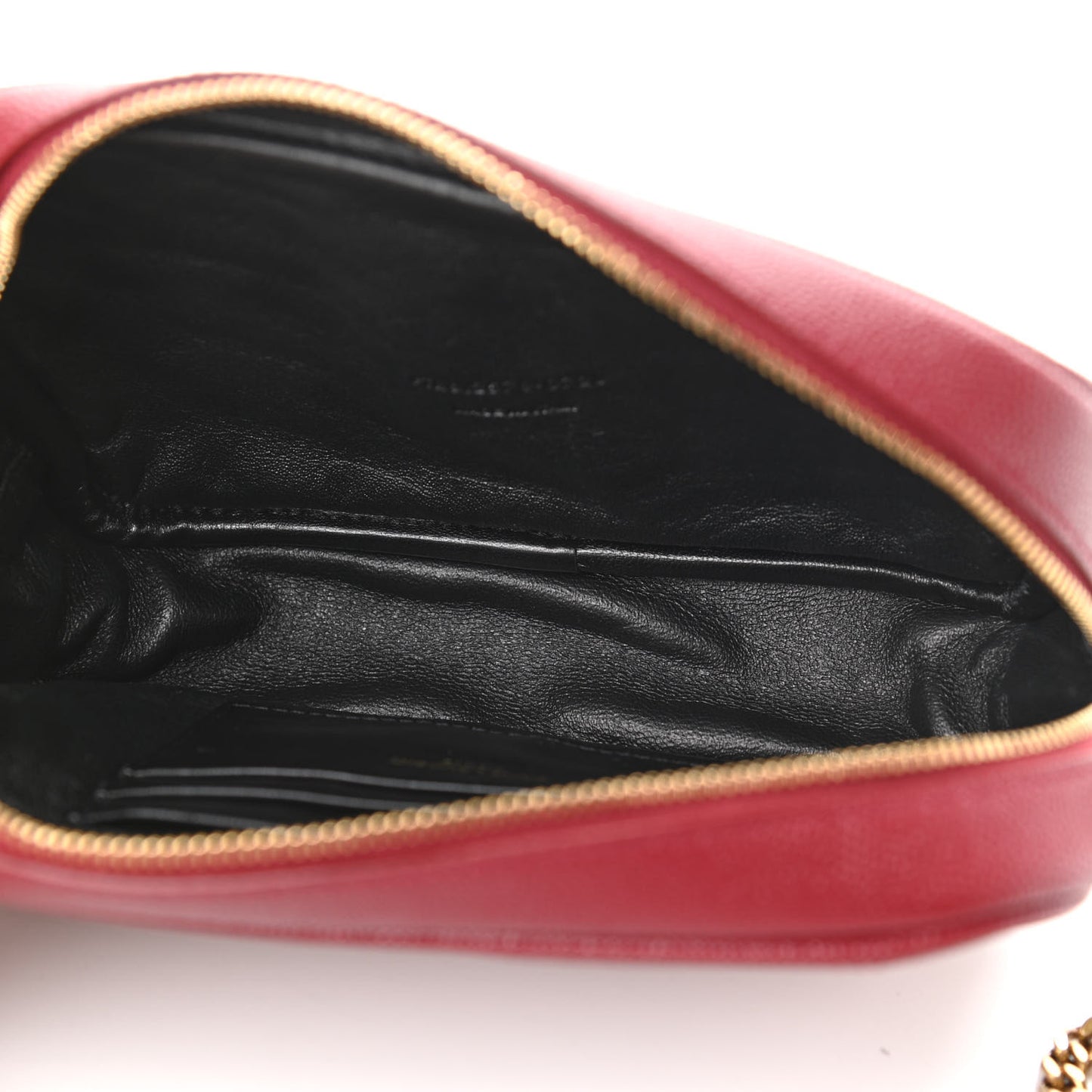 Grain De Poudre Matelasse Monogram Mini Lou Camera Bag Opyum Red