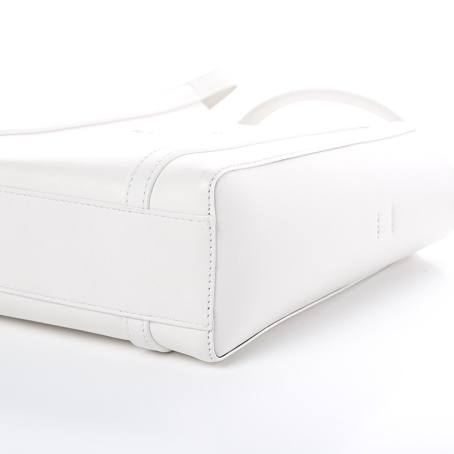 Smooth Calfskin Double Sided XXS Everyday Tote White Light Black
