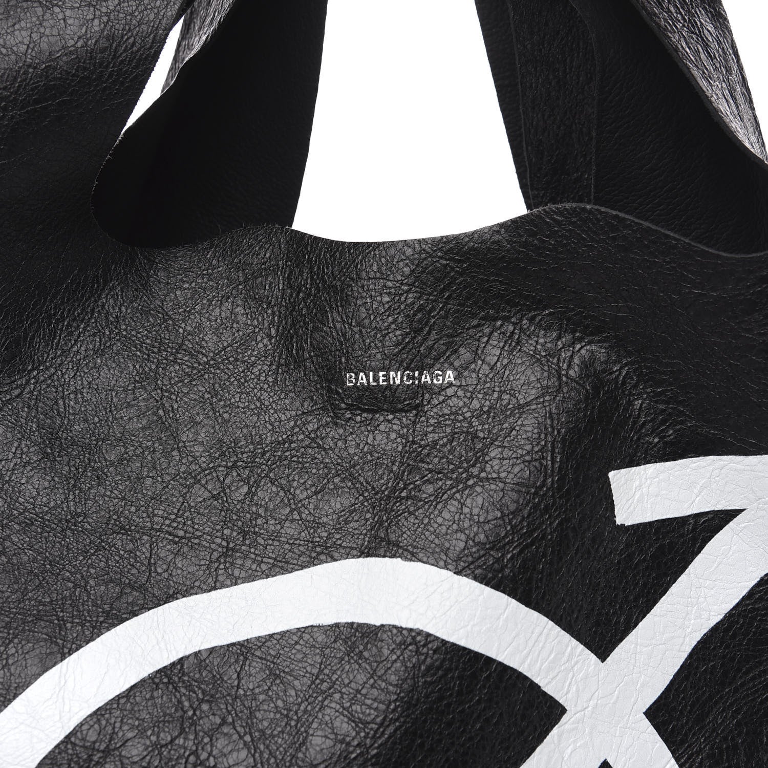 Balenciaga Agneau Arena All Gender M Supermarket Shopper Black White 10 of 11