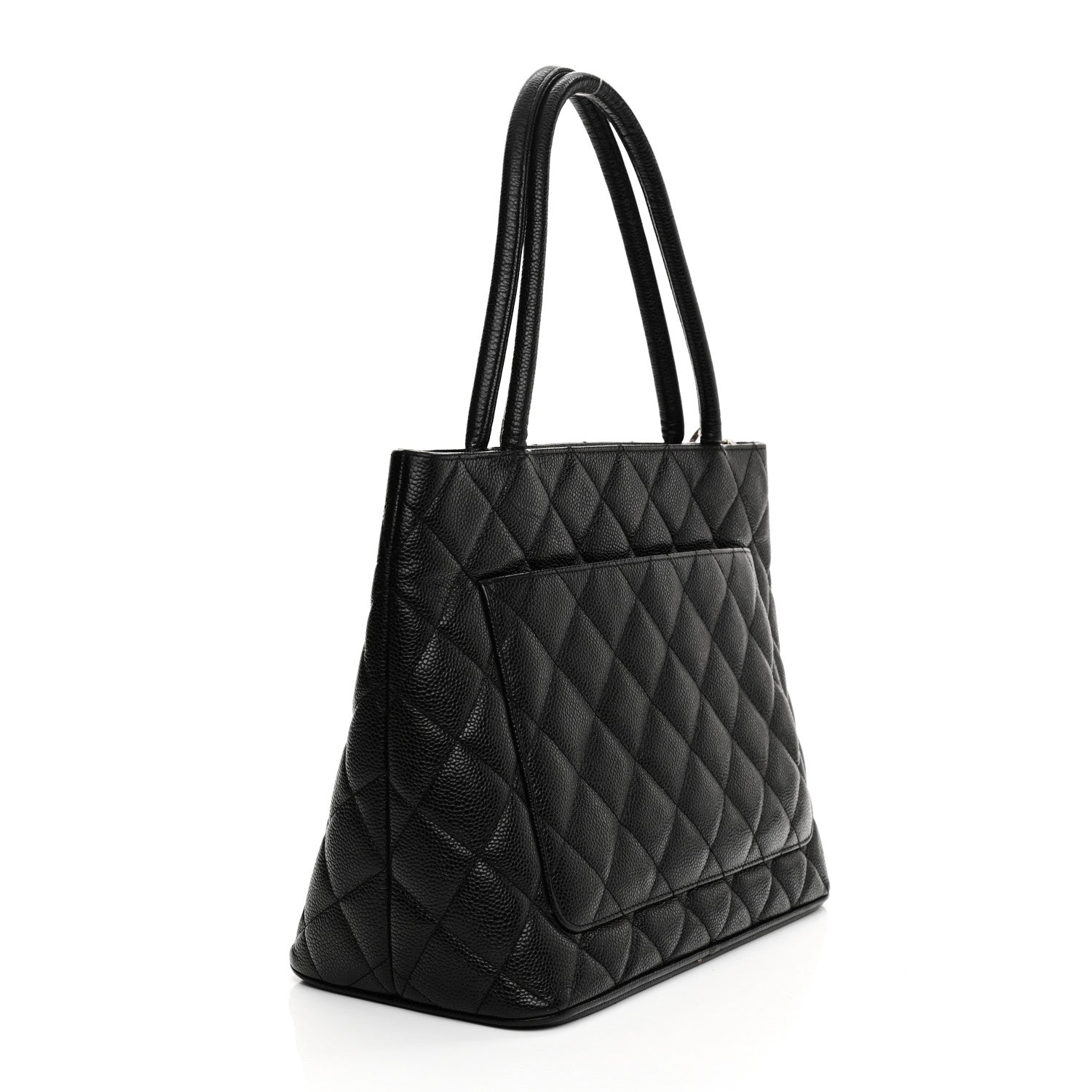 Chanel Caviar Quilted Medallion Tote Black 4 of 19
