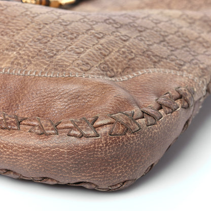 Gucci Guccissima Old Libeccio Large New Jackie Hobo Old Naturale 10 of 10
