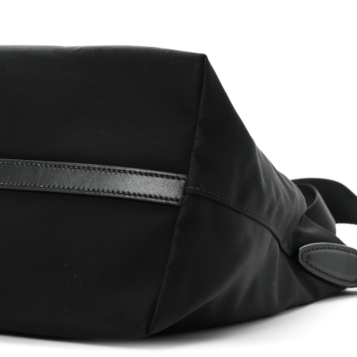 Prada Tessuto Nylon Soft Calf Shopping Tote Black 17 of 17