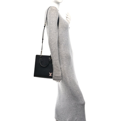 Louis Vuitton Epi Sac Plat BB Black 2 of 9