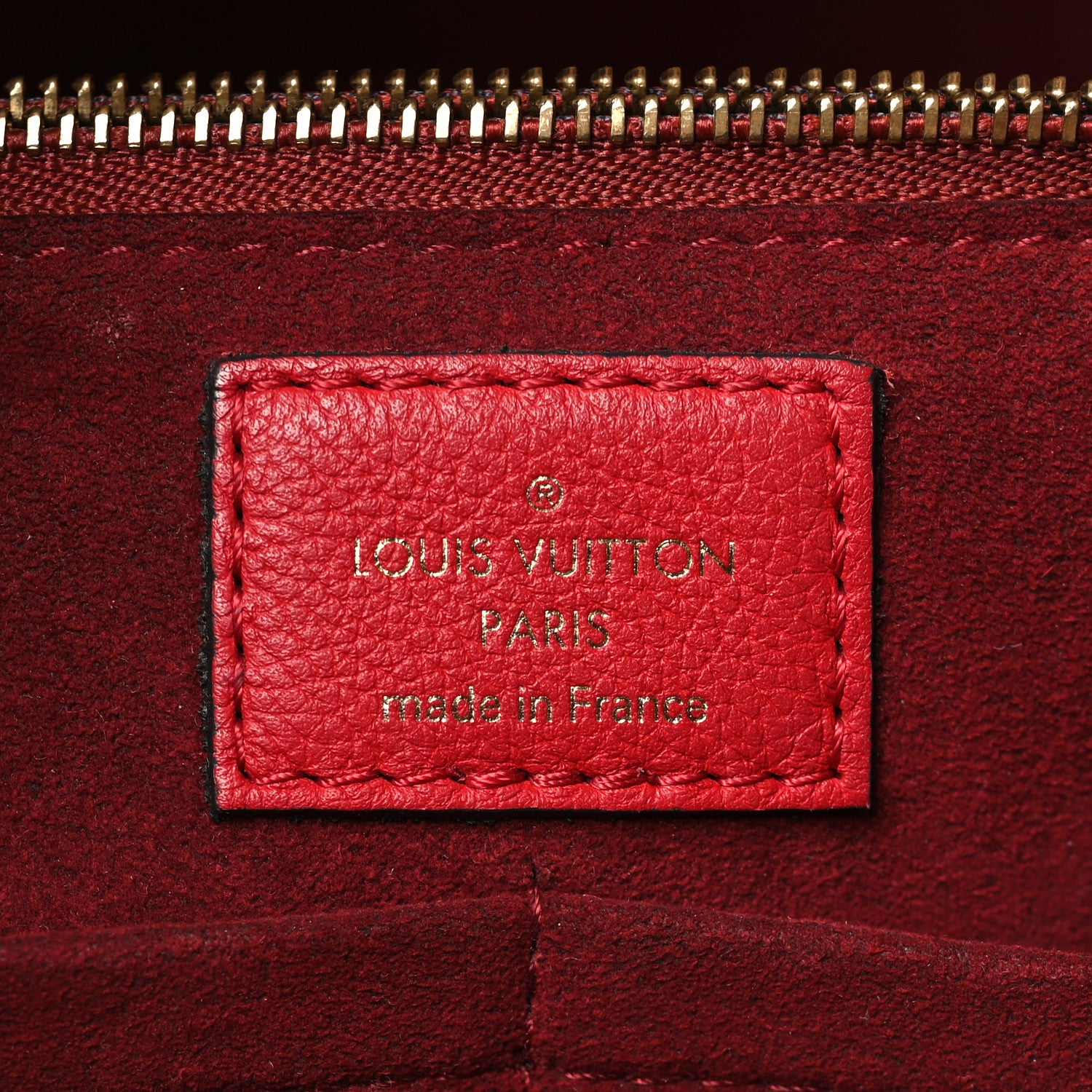 Louis Vuitton Calfskin Monogram Kimono Tote Cherry 6 of 10