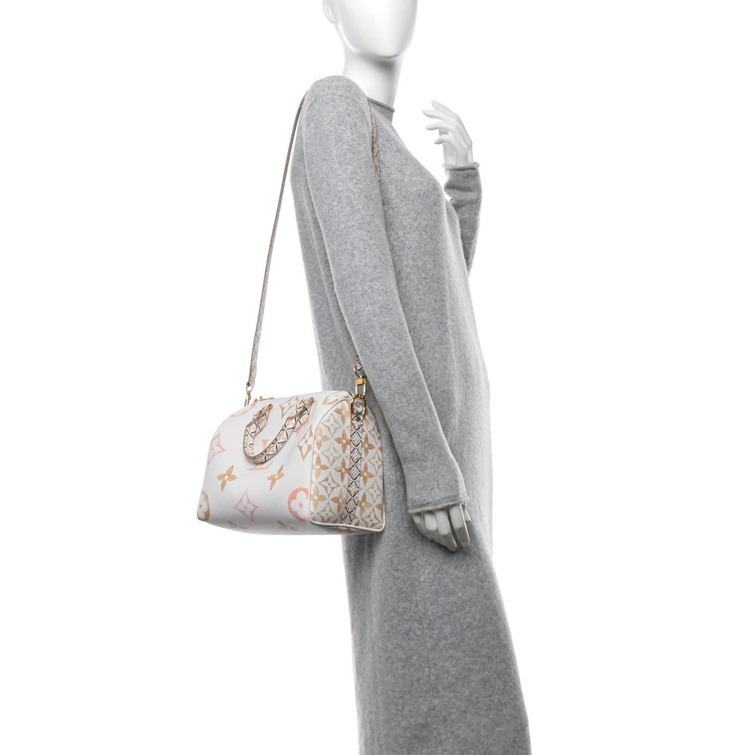 Louis Vuitton Monogram Giant By The Pool 2.0 Speedy Bandouliere 25 Beige 2 of 10