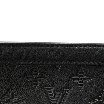 Louis Vuitton Calfskin Monogram Shadow Gaston Wearable Wallet 6 of 10