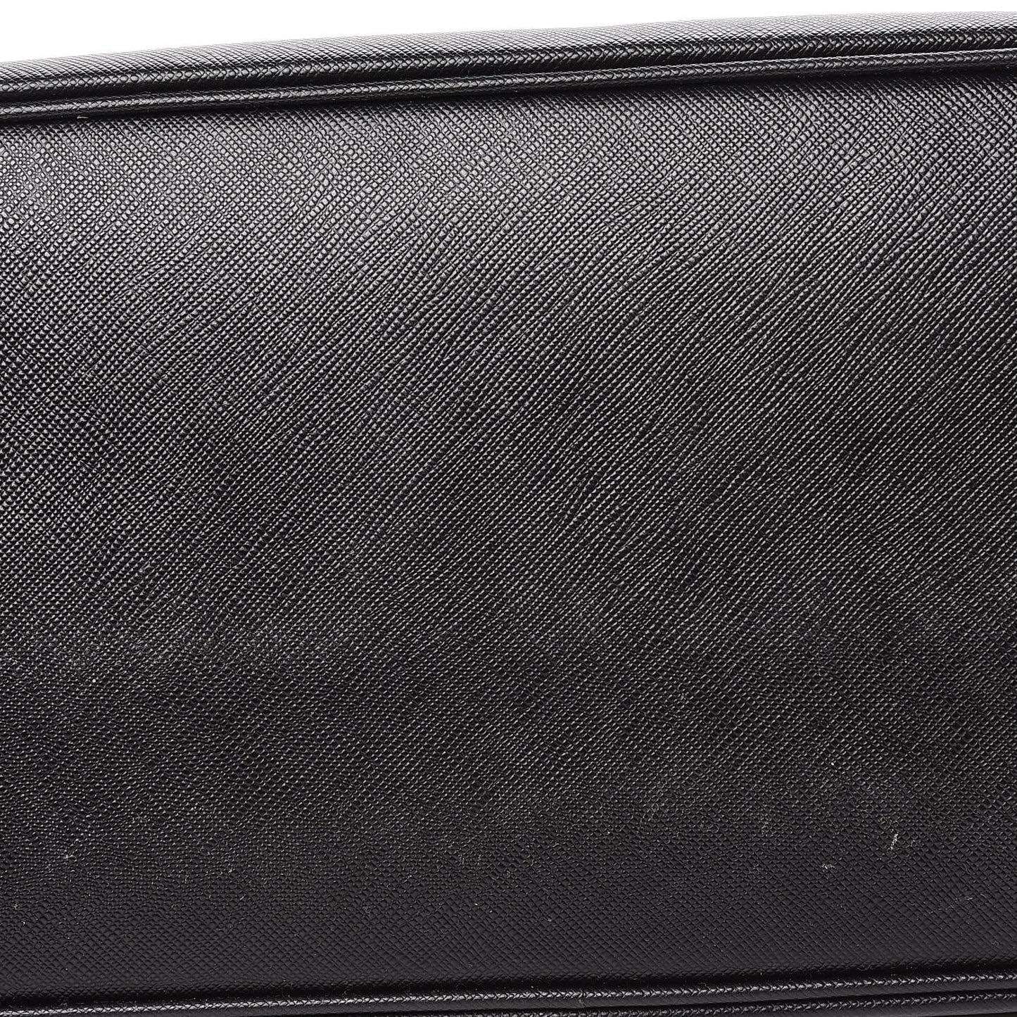 Saffiano Medium Galleria Double Zip Tote Black