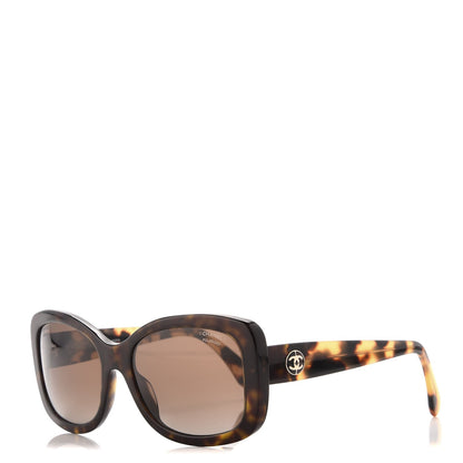 Chanel Acetate Polarized CC Sunglasses 5322 Marron Fonce 1 of 8