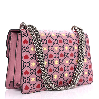 Gucci Calfskin Valentine's Day Exclusive Small Dionysus Bag Pink 3 of 11