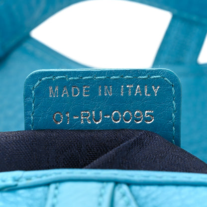 Christian Dior Calfskin Saddle Bag Turquoise 7 of 10