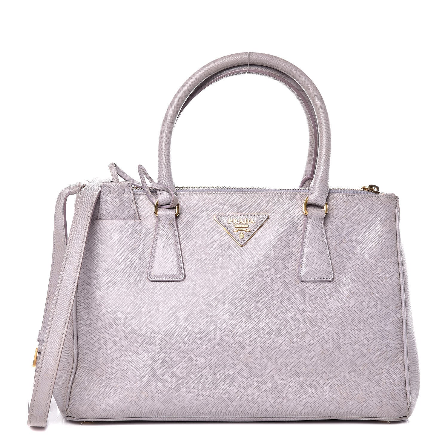 Prada Saffiano Small Galleria Double Zip Tote Glicine 1 of 26