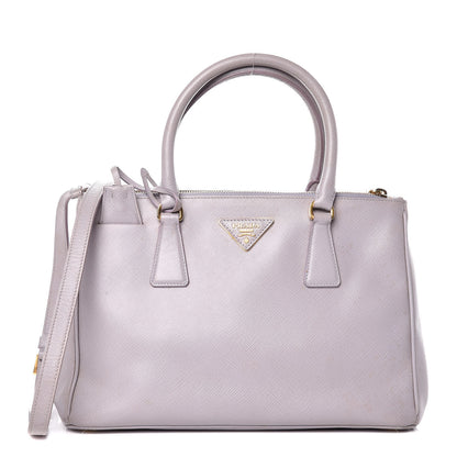 Prada Saffiano Small Galleria Double Zip Tote Glicine 1 of 26