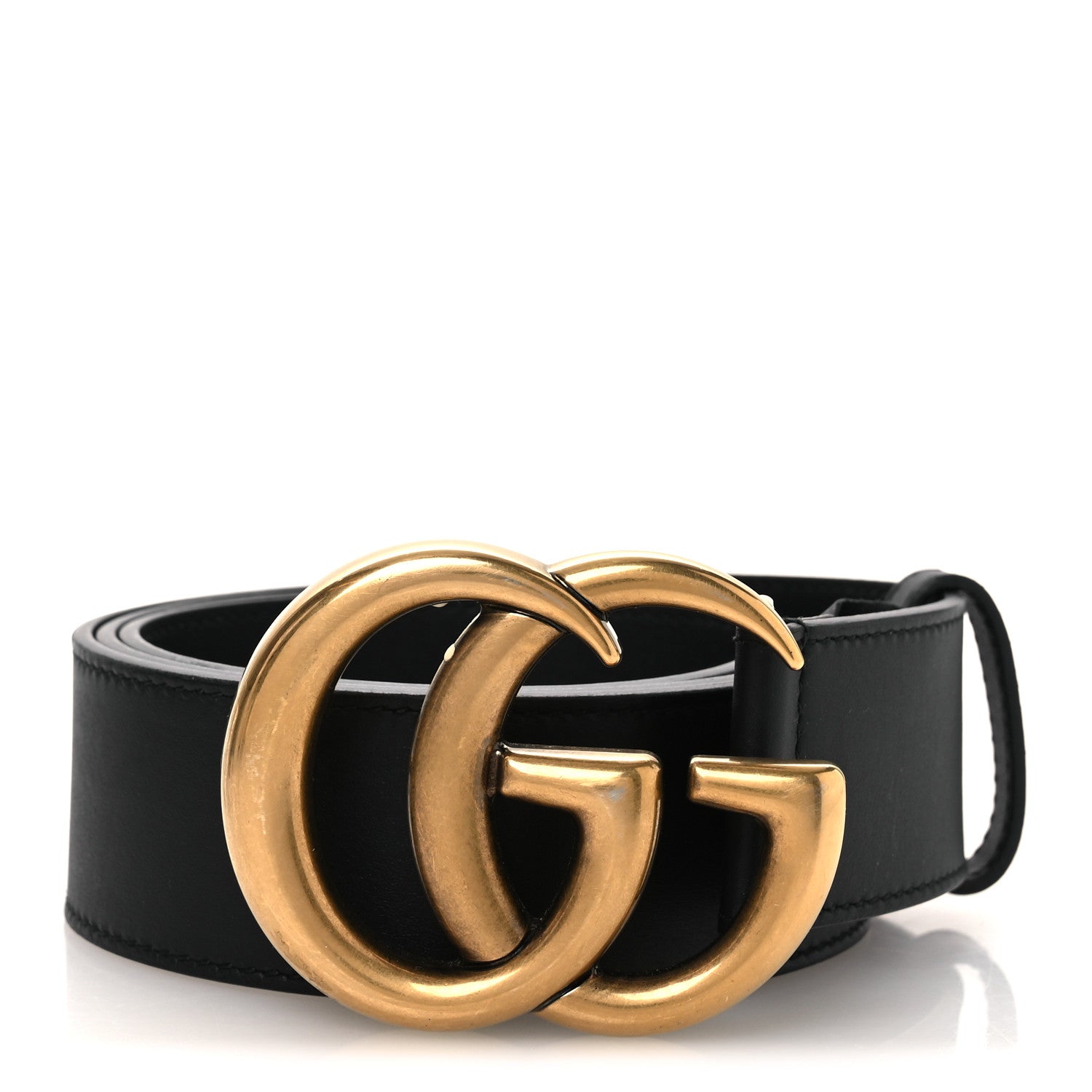 Gucci Calfskin Double G 40mm Belt 90 36 Black 90/36 Black 1 of 8