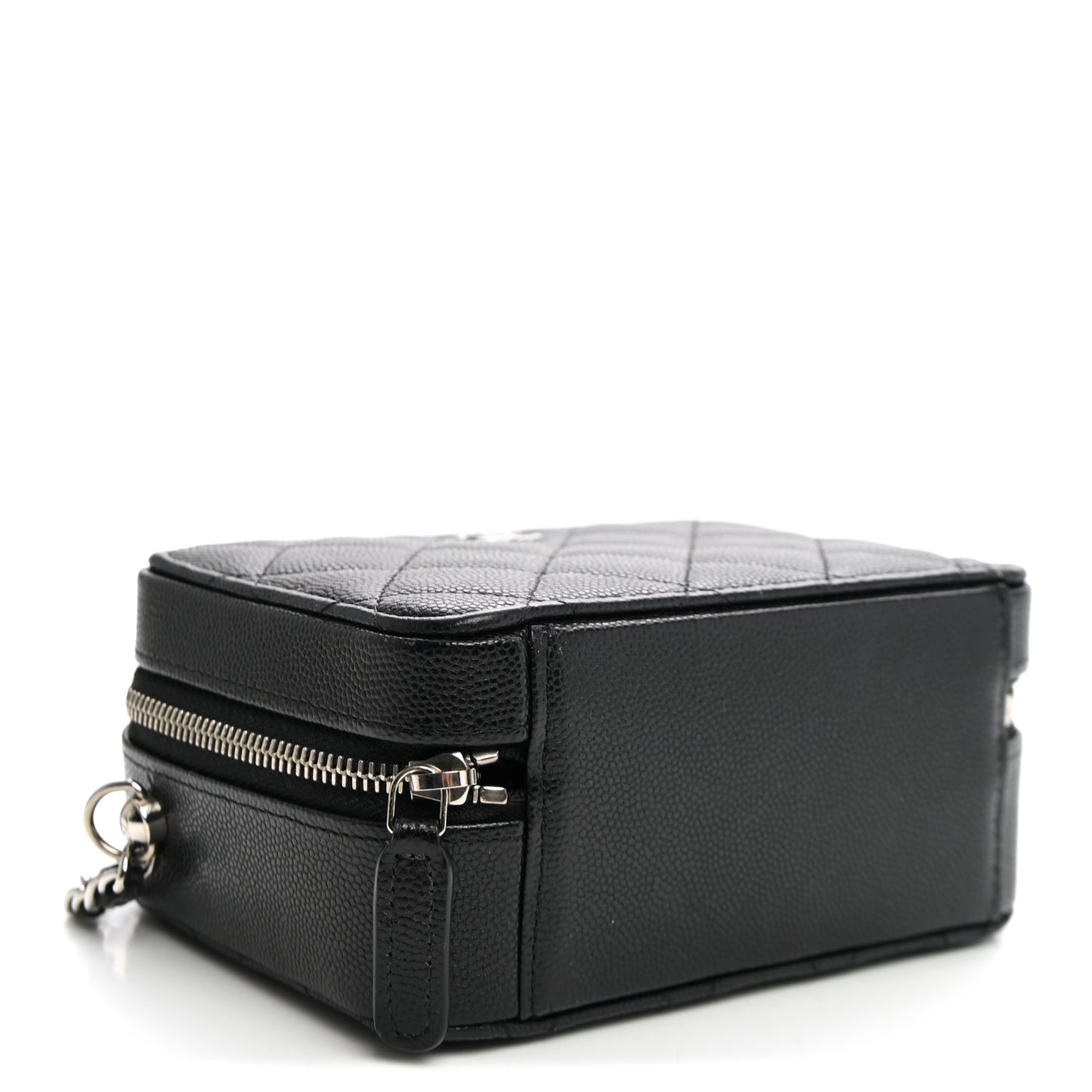 Caviar Quilted Camera Bag Black