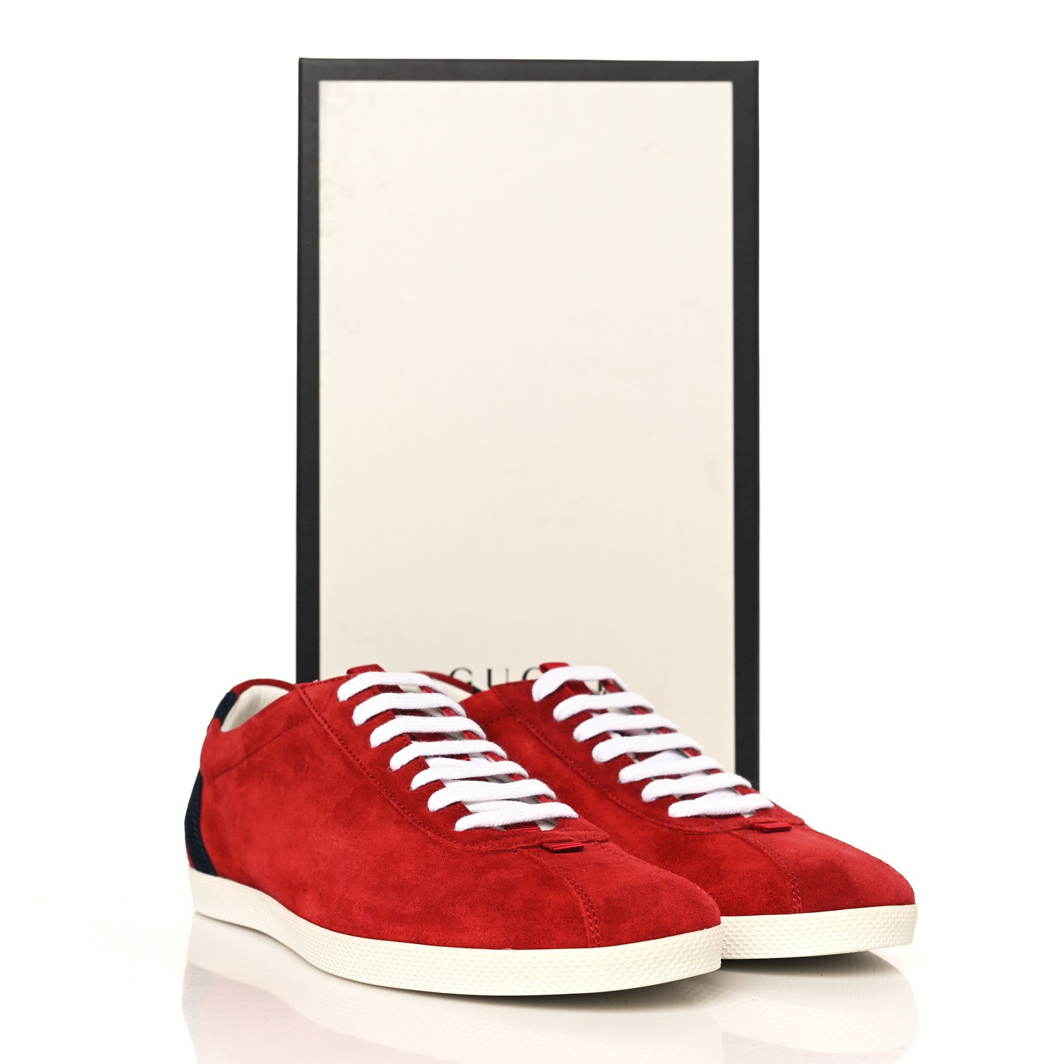 Gucci Suede Mens Softy Tek Sneakers 8 Red 8 of 8