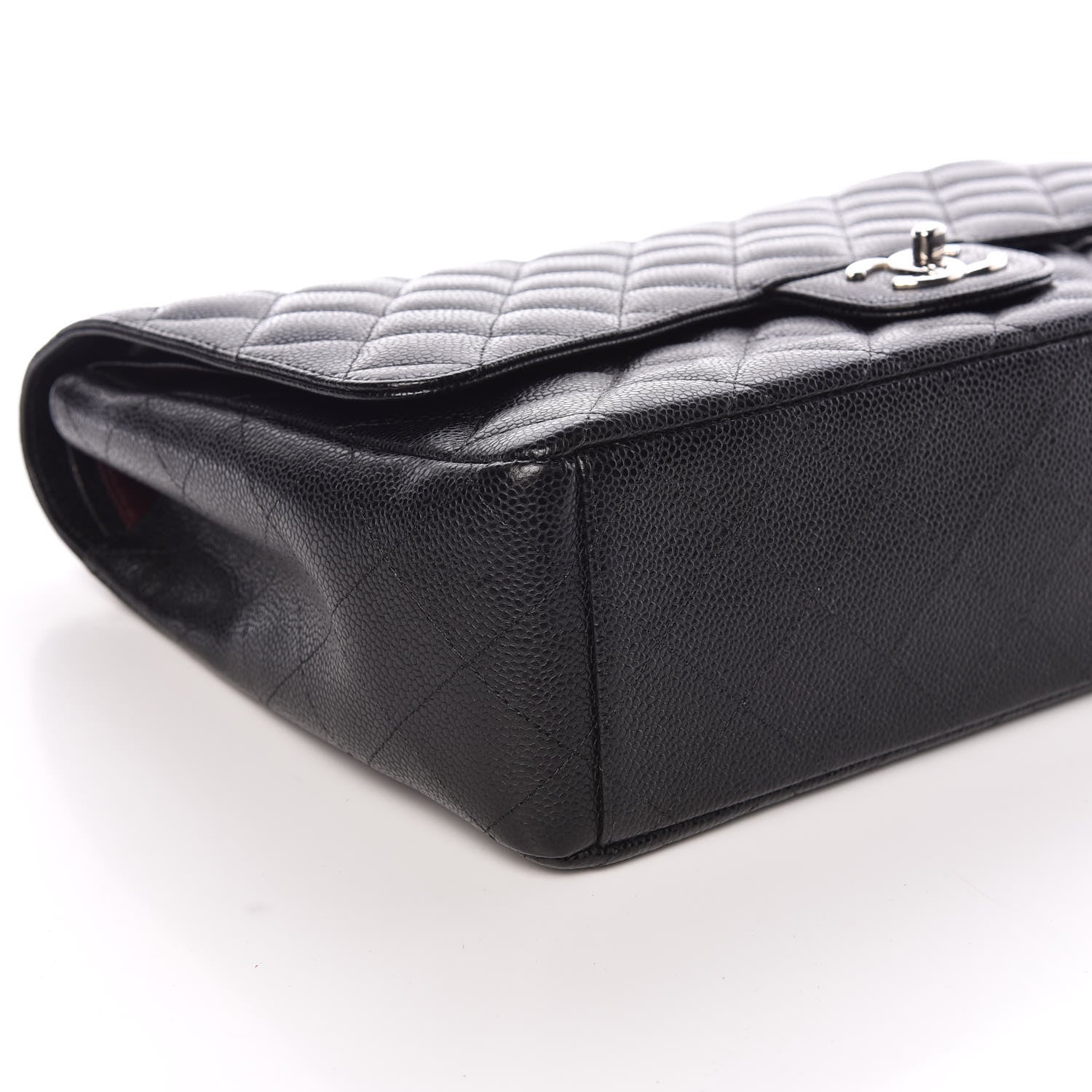 Chanel Caviar Quilted Maxi Double Flap Black 10 of 11