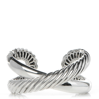 David Yurman Sterling Silver Crossover Cuff 1 of 6