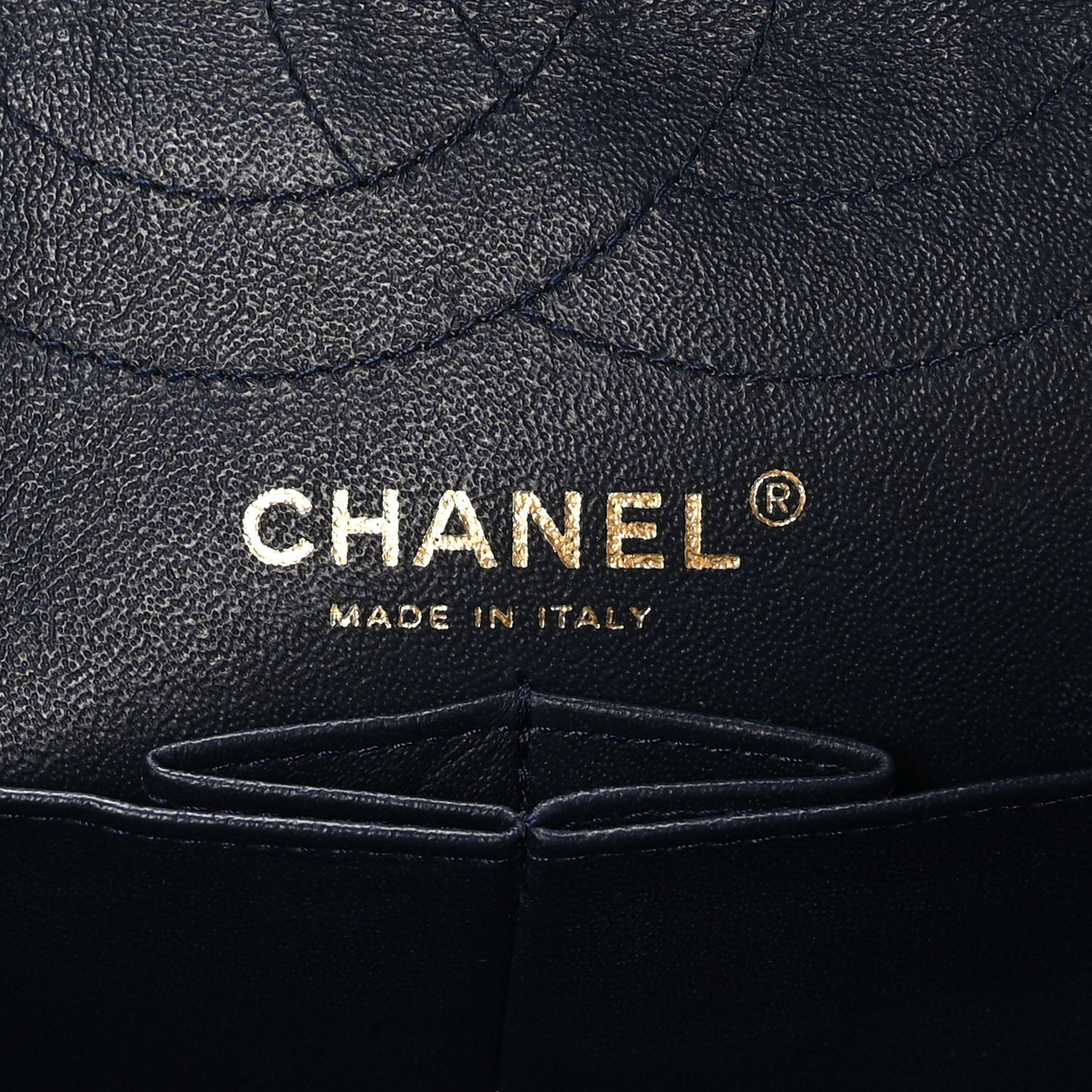 Caviar Quilted 2.55 Reissue 226 Flap Navy Blue