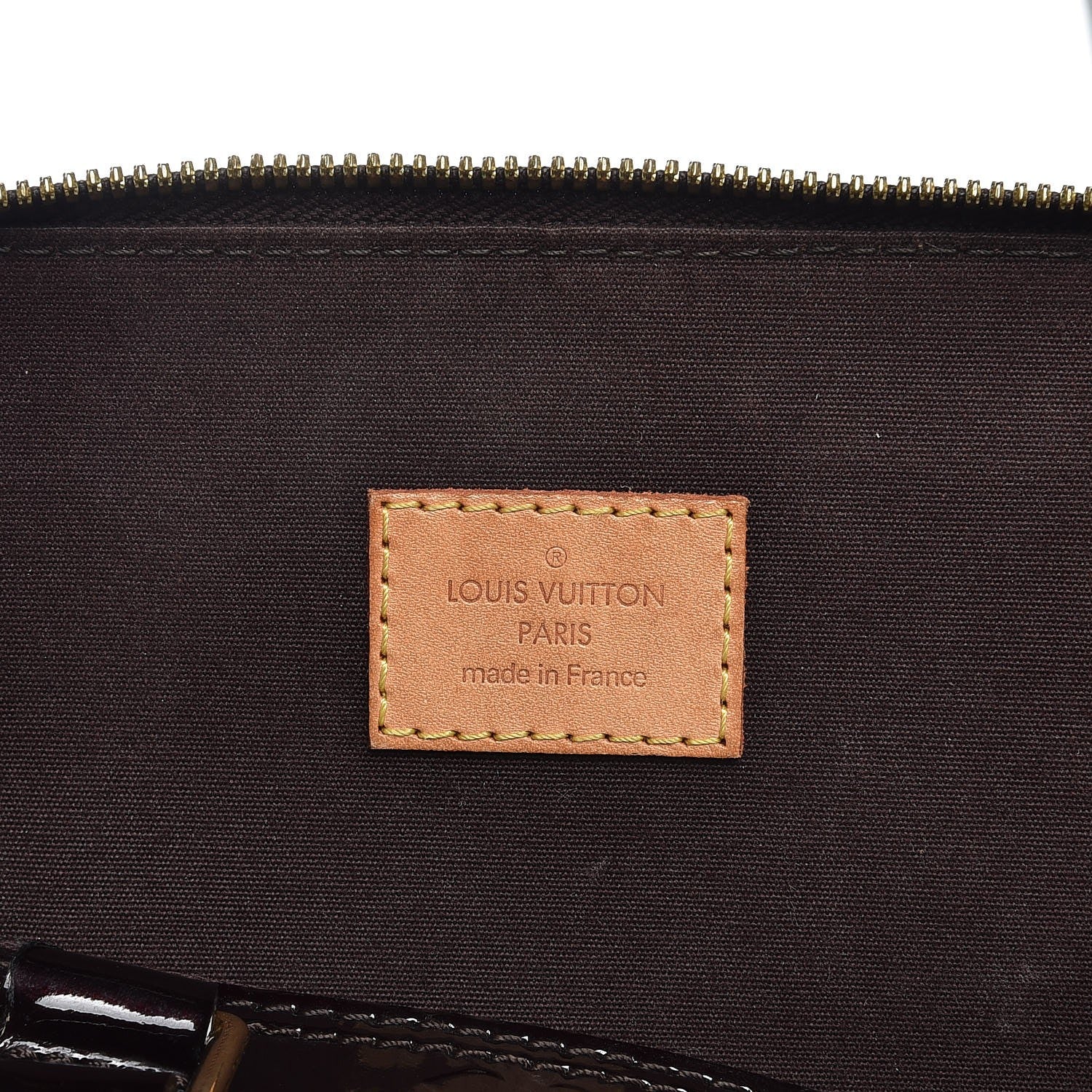 Louis Vuitton Vernis Alma GM Amarante 6 of 9