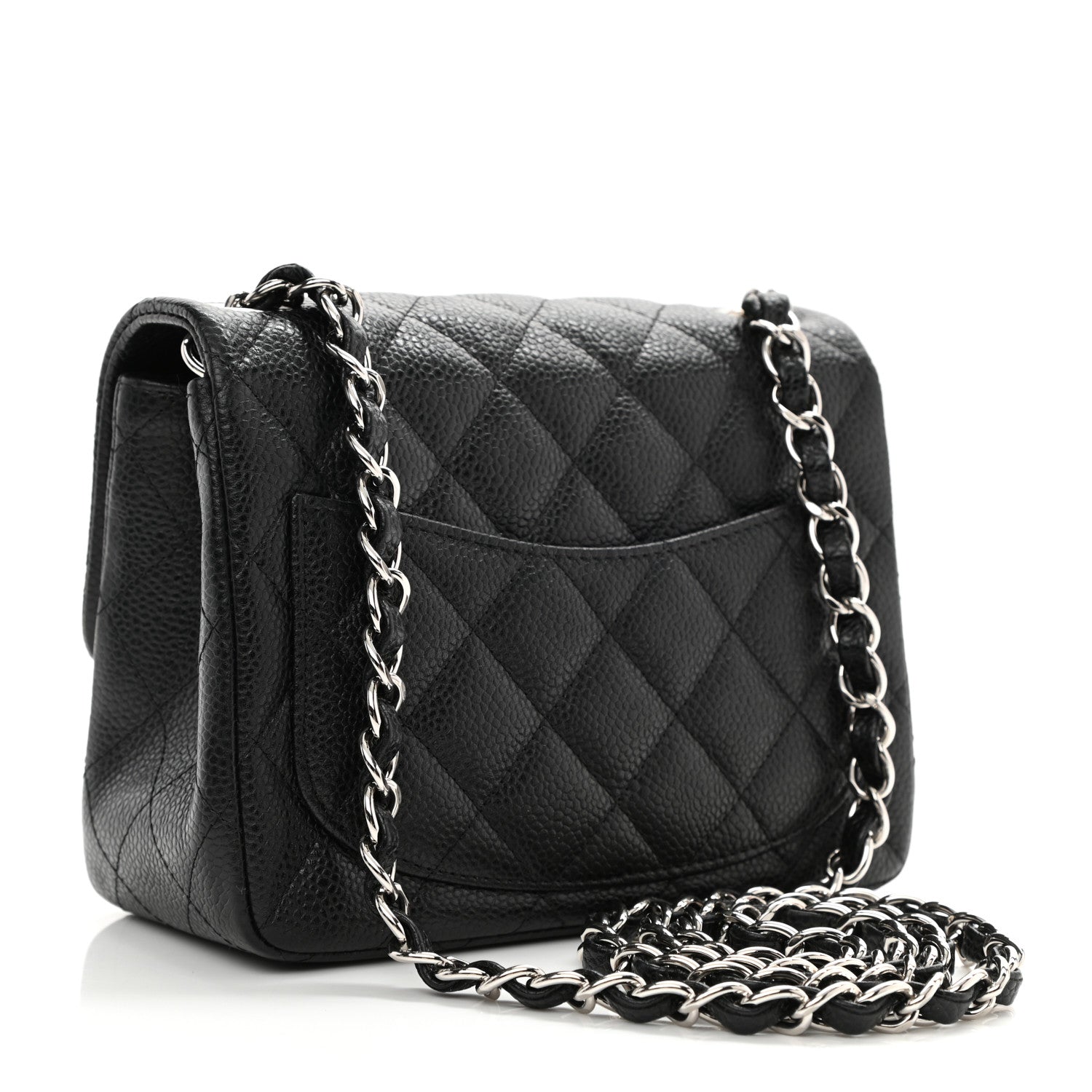 Chanel Caviar Quilted Mini Square Flap Black 3 of 9