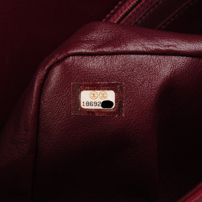 Chanel Lambskin Quilted Large Chic With Me Flap Rouge Fonce 7 of 7