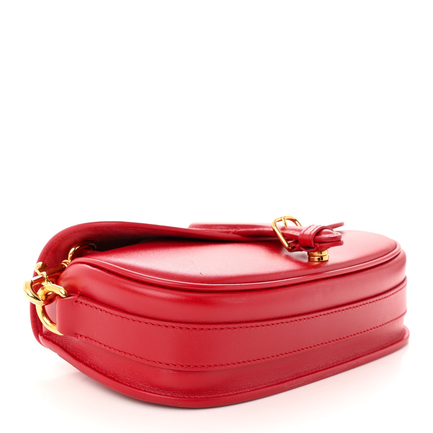 Box Calfskin East West Bobby Bag Flame Scarlett