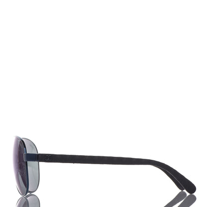 Chanel Pilot Summer Aviator Sunglasses 4204-Q Blue 3 of 6
