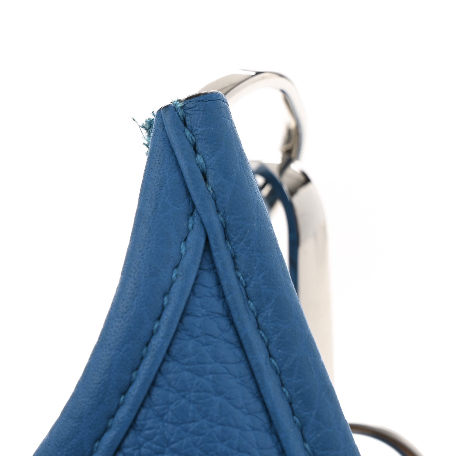 Hermes Taurillon Clemence Evelyne III GM Bleu Zanzibar 12 of 13