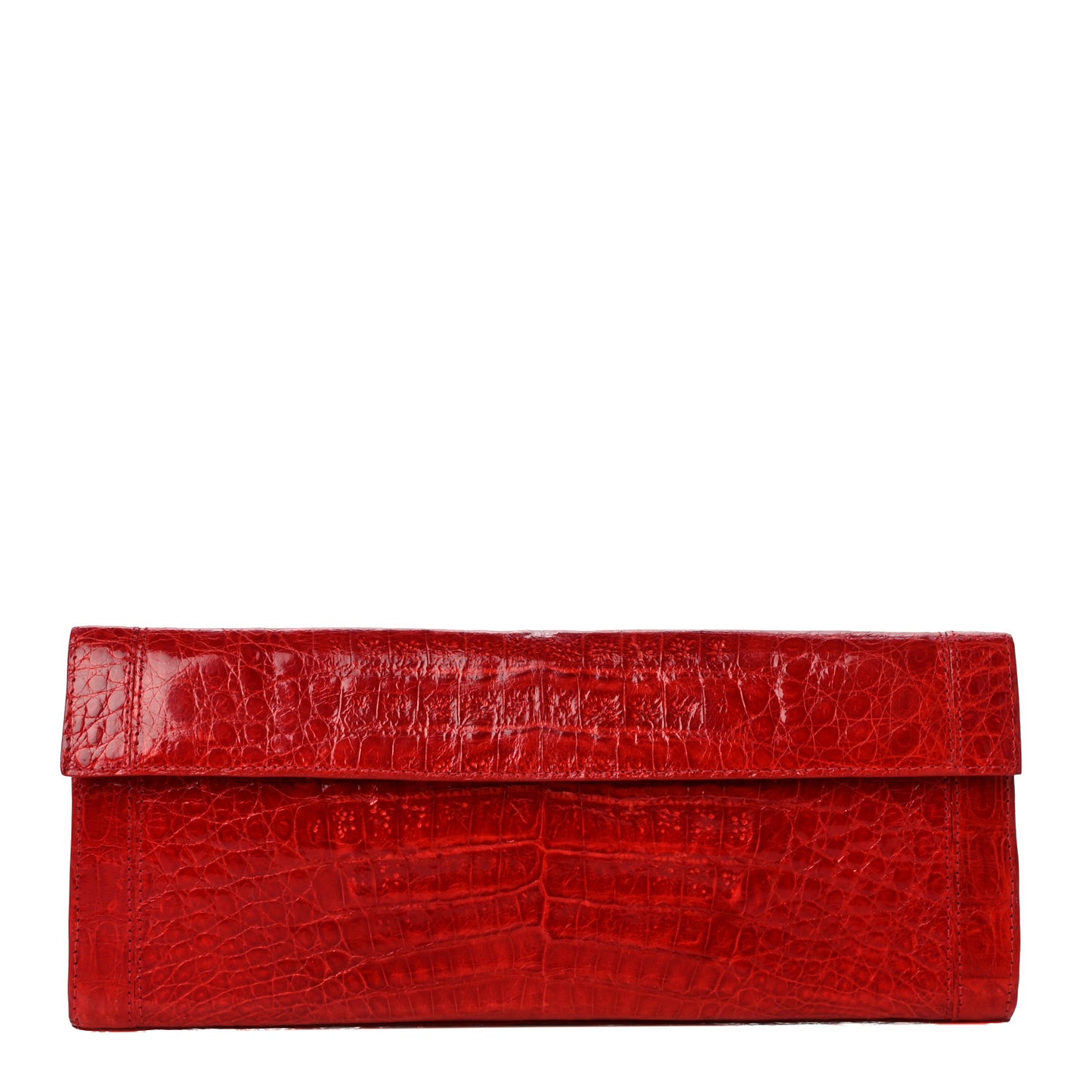 Crocodile Clutch Red