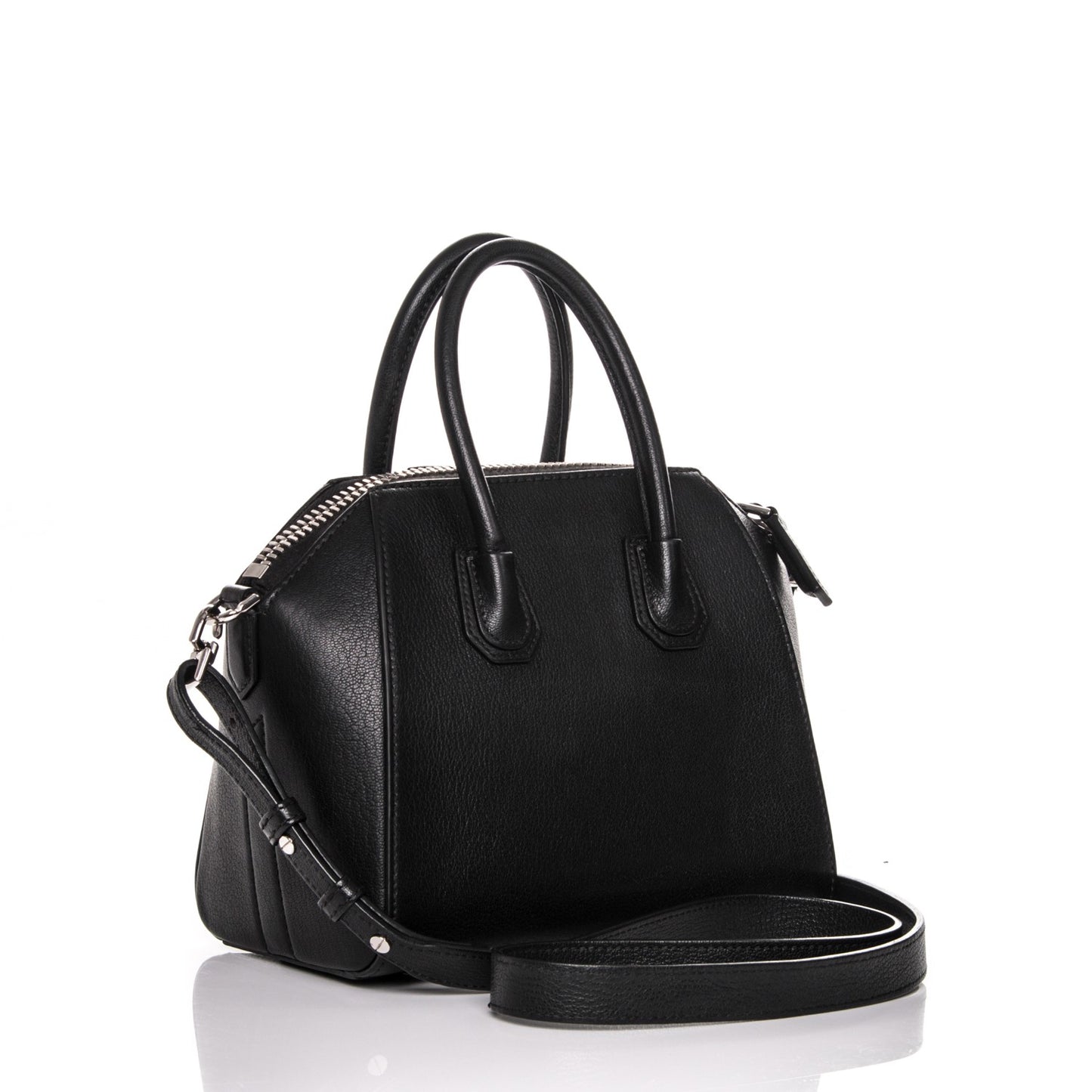 Sugar Goatskin Mini Antigona Black