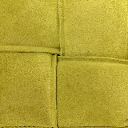 Bottega Veneta Suede Maxi Intrecciato Padded Chain Cassette Crossbody Bag Kiwi 11 of 13