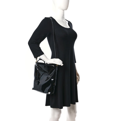 Saint Laurent Patent Toy Shopping Tote Black 2 of 9