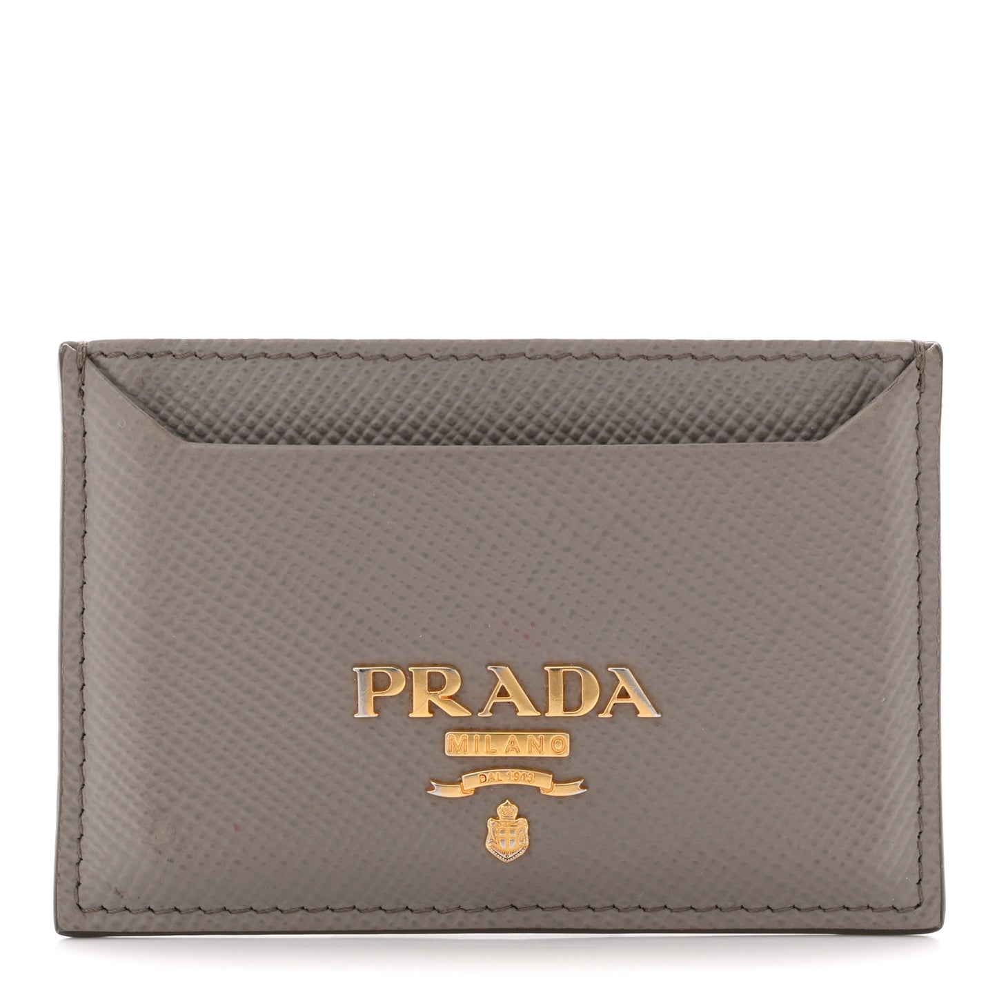 Saffiano Metal Card Case Argilla