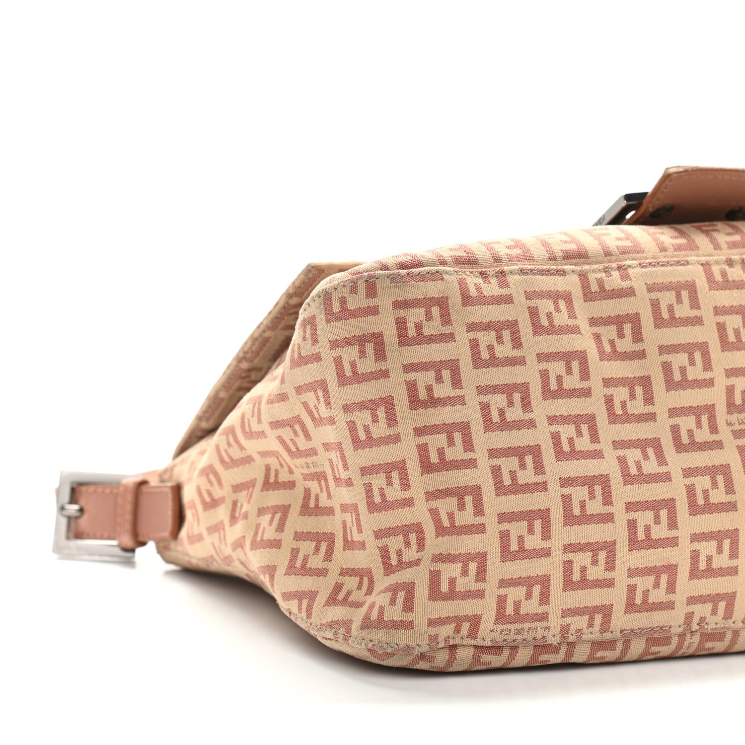 Fendi Zucchino Vitello Mama Baguette Beige Bruciato Bois de Rose 8 of 13