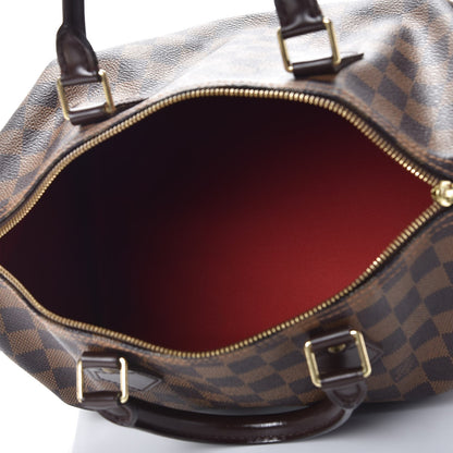 Louis Vuitton Damier Ebene Speedy 30 5 of 9