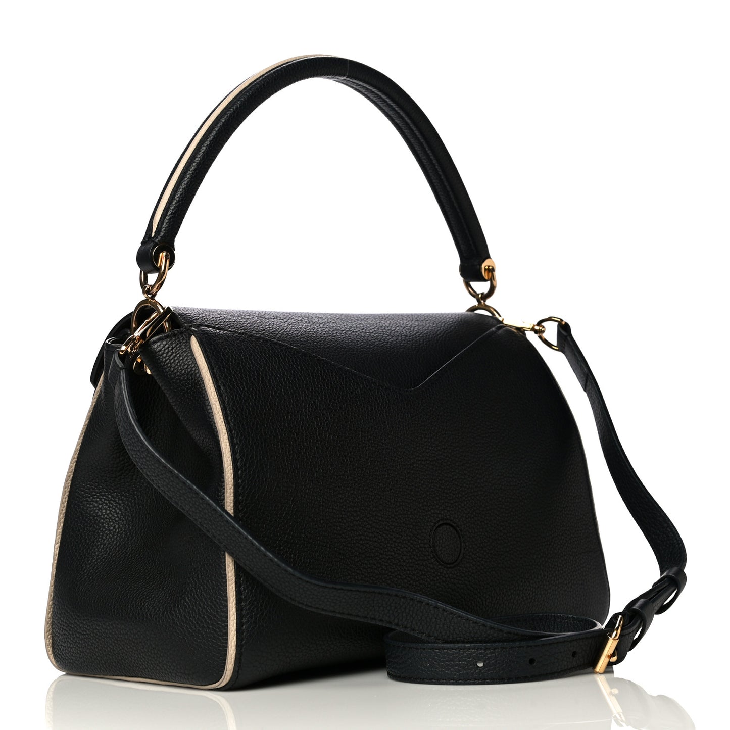 Monogram Double V Black