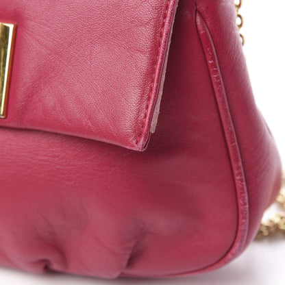 Fendi Nappa Fendista Pouchette Crossbody Fuxia Scuro 14 of 18