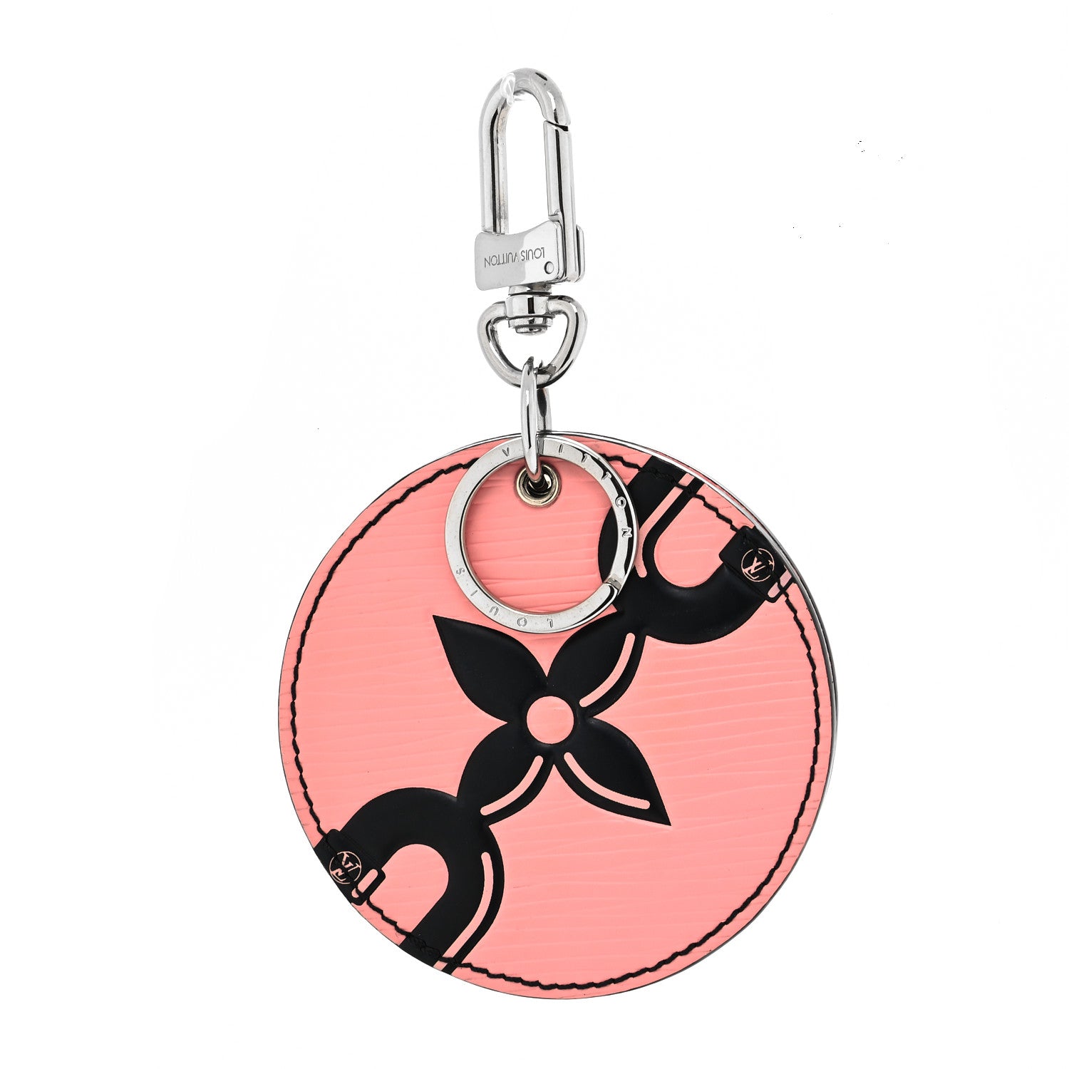 Louis Vuitton Epi Chain Flower Mirror Bag Charm Key Holder 1 of 6